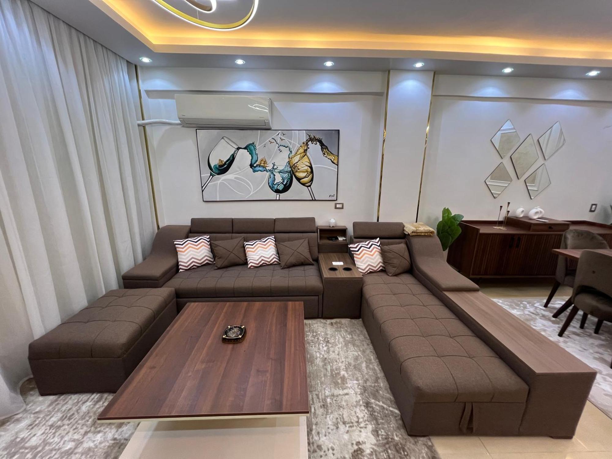 Luxury Diamond Apartment In Wesal Residences Compound New Cairo Zewnętrze zdjęcie